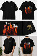 Plainory "Dil Se DELHI" Red Fort Streetwear Tee