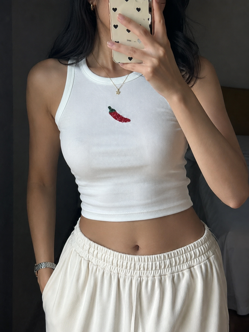 Plainory Chili Charm Tank Top