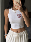 Plainory Spider Web Tank Top
